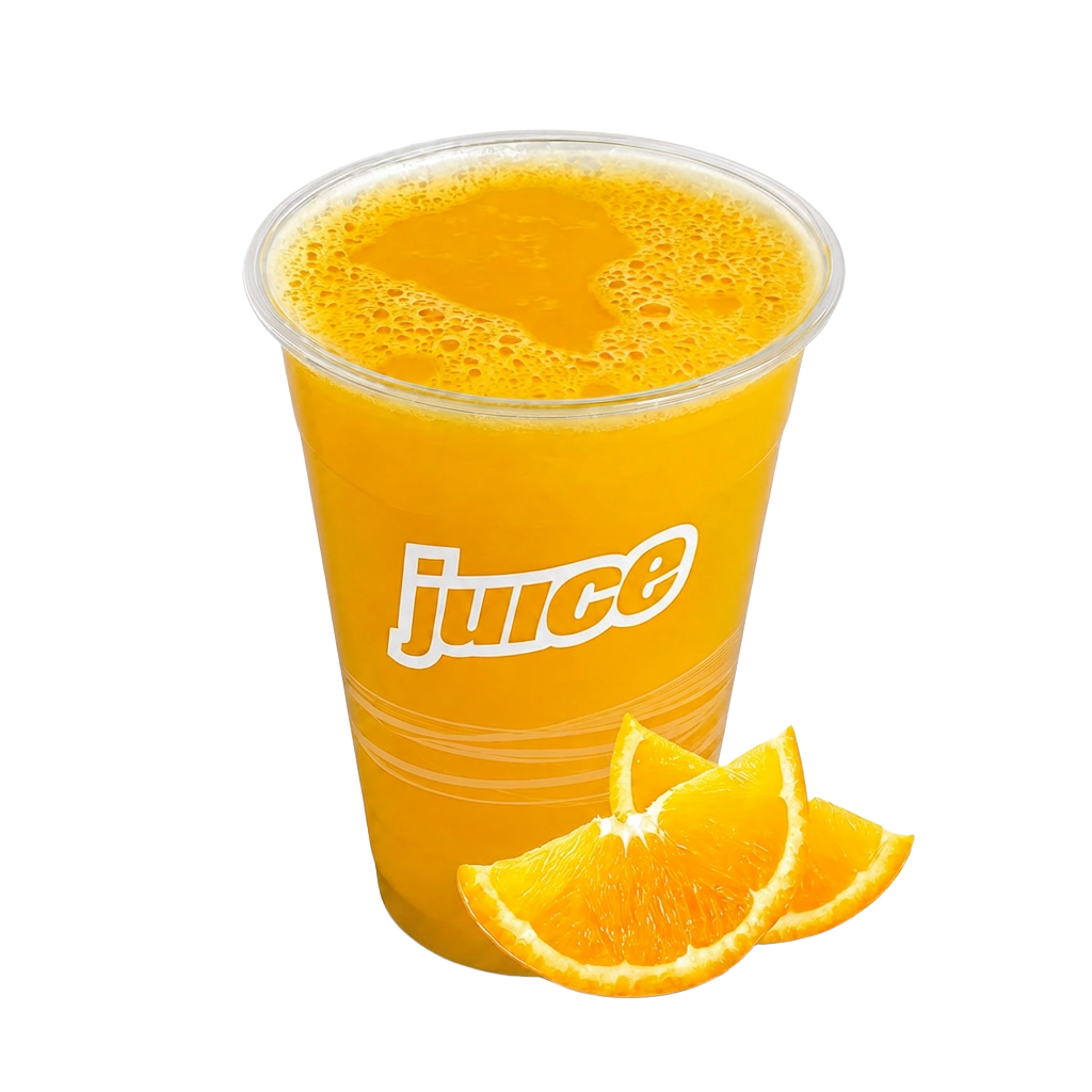Fresh orange juice from Juice